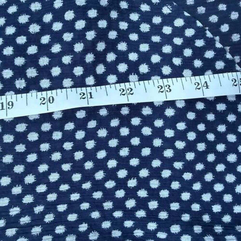 Chaps Cotton Polka Dot Button Down Shirt - Medium - Picture 6 of 6